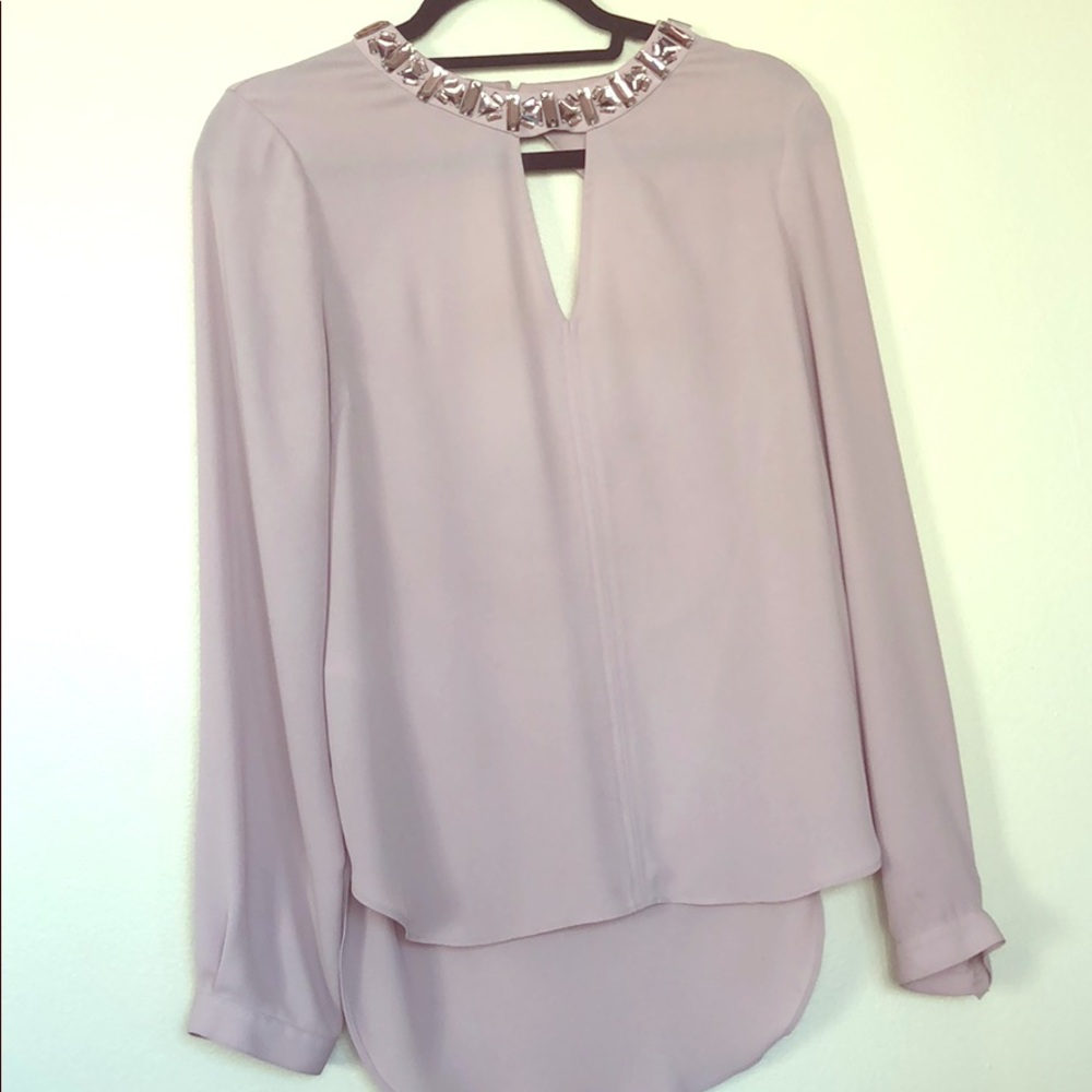 BCBG lavender blouse